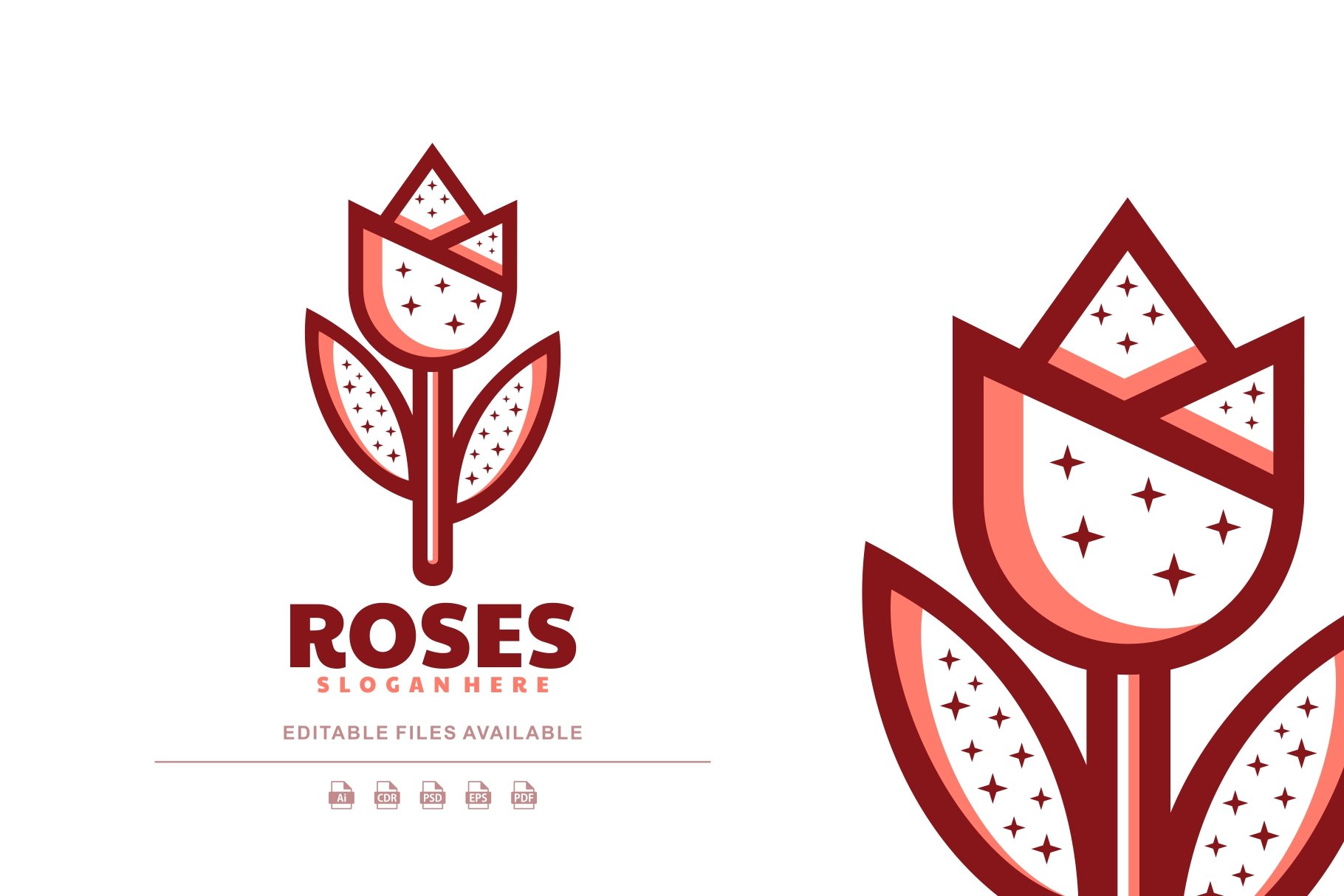 Roses Simple Logo cover image.