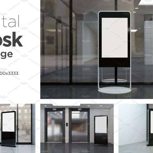 Kiosk Digital Sign Mockup Vol 5 cover image.