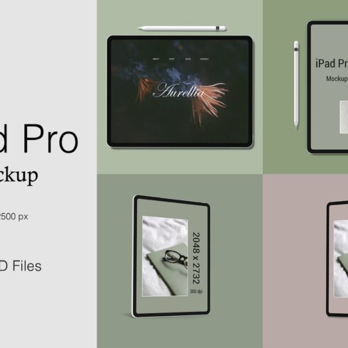 iPad Pro Mockup cover image.