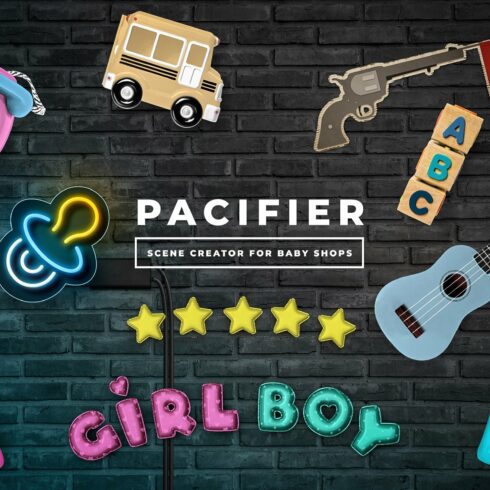 Pacifier - Baby Shop Scene Creator cover image.
