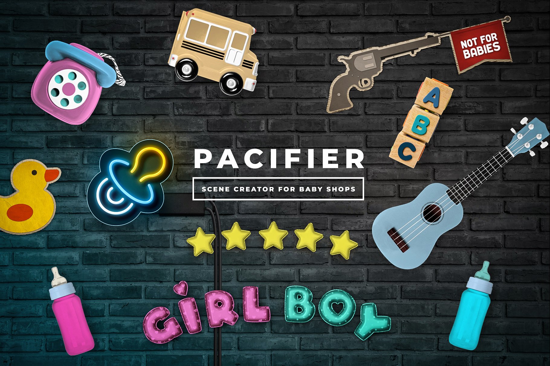 Pacifier - Baby Shop Scene Creator cover image.