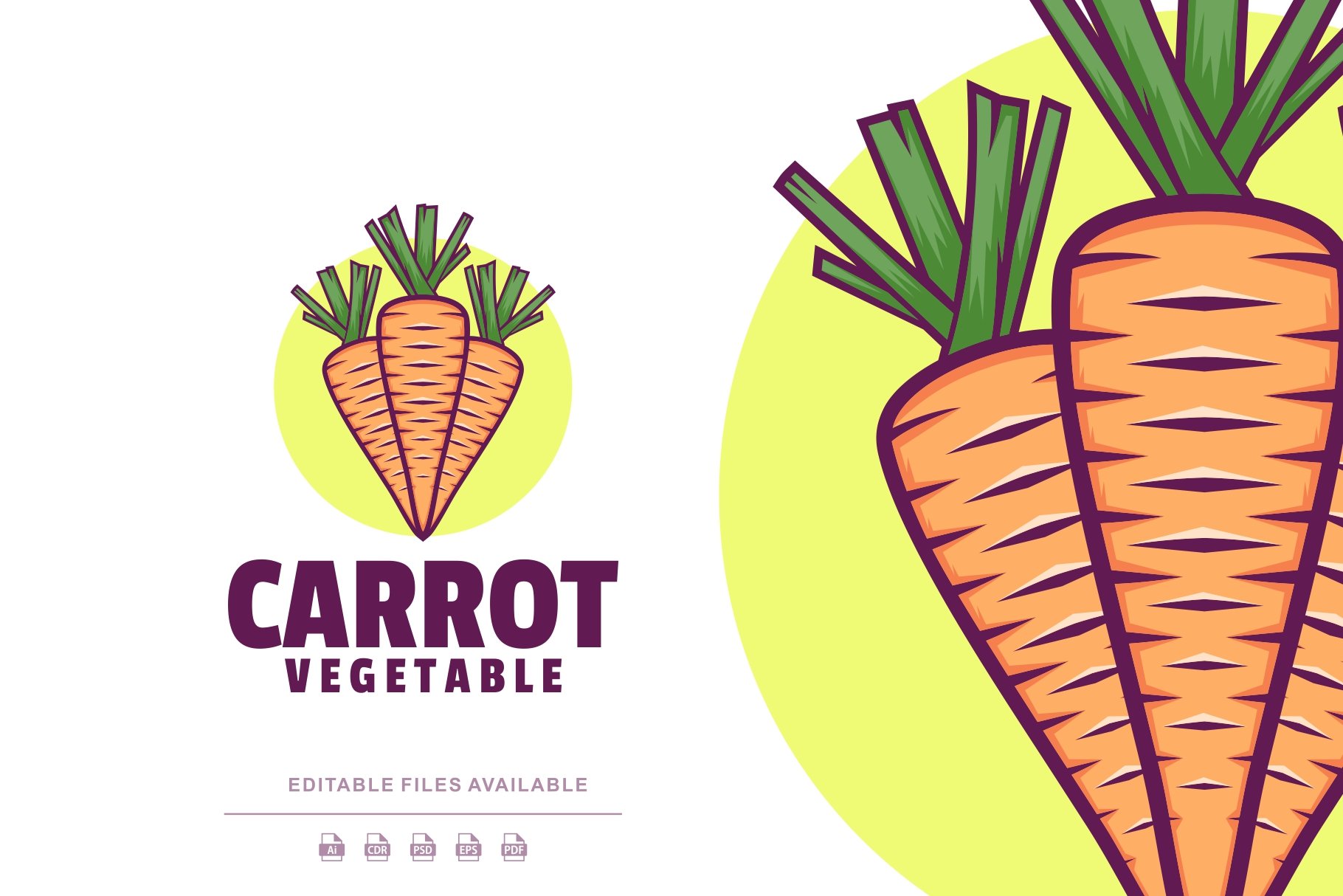 Carrot Simple Logo cover image.