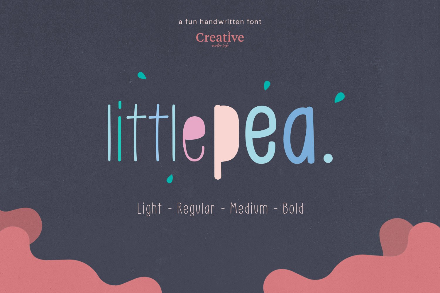 Little Pea - Handwritten Font cover image.