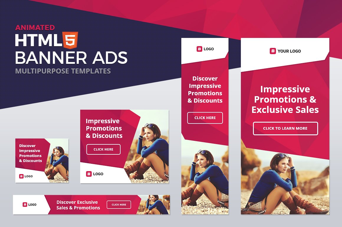 HTML5 Animated Banner Ads cover image.