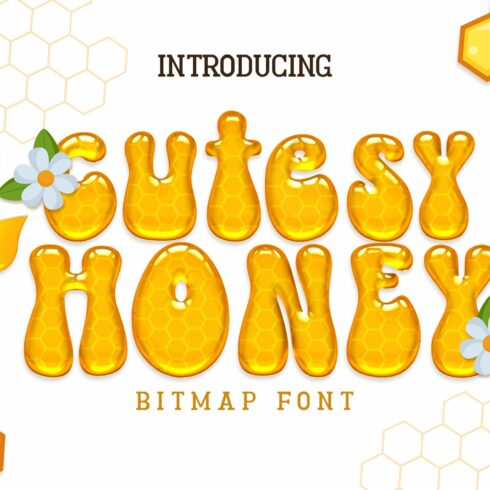Cutesy Honey Bitmap Font cover image.