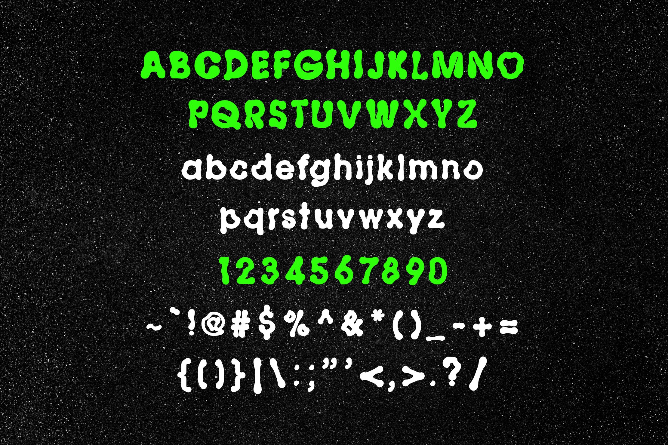 Unflow Typeface preview image.