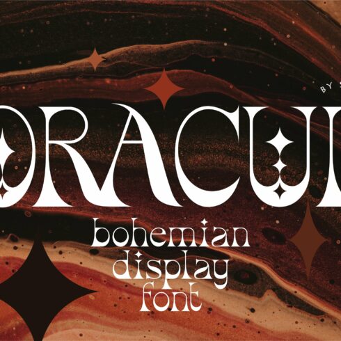 Oracul - Bohemian Display Font cover image.