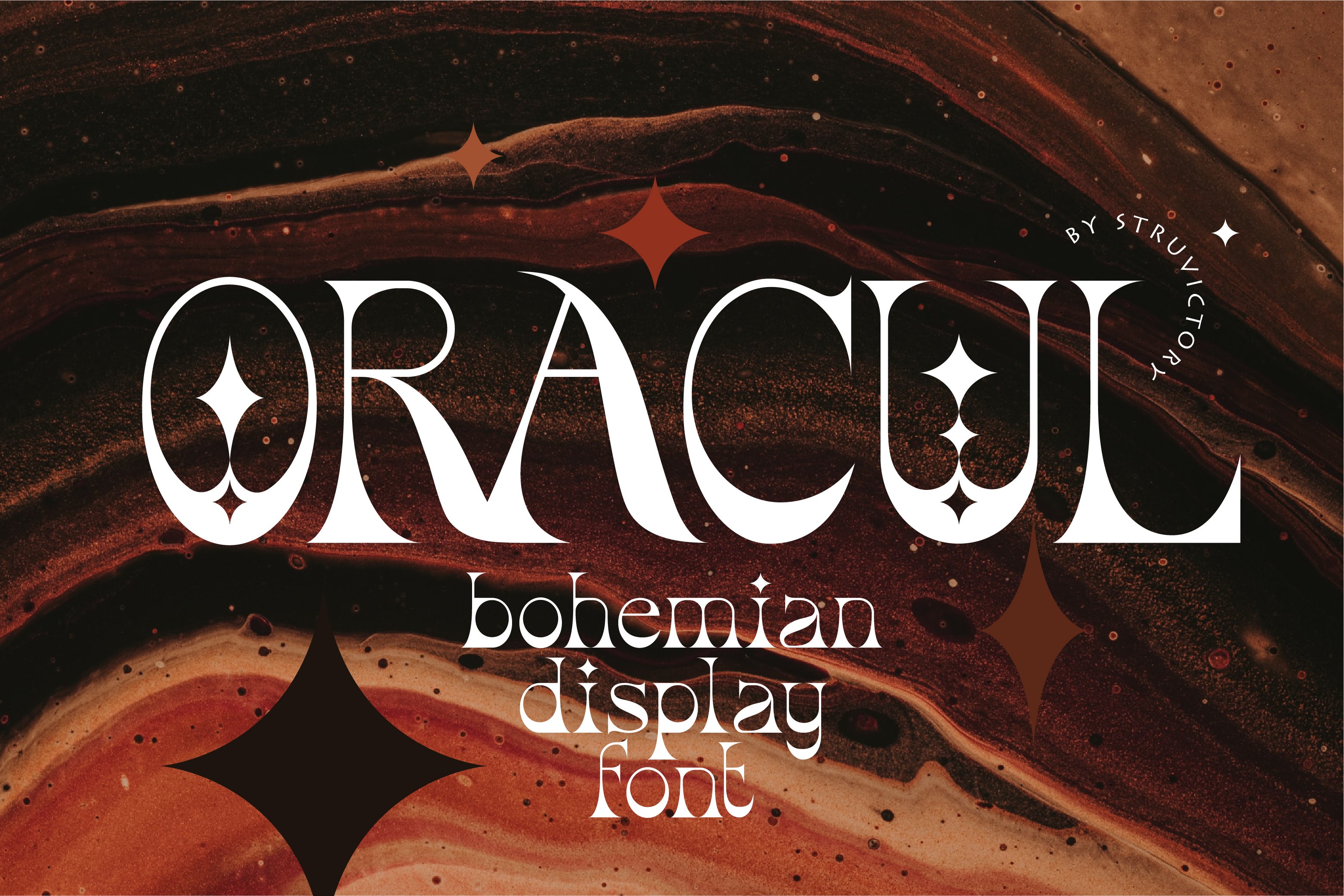 Oracul - Bohemian Display Font cover image.