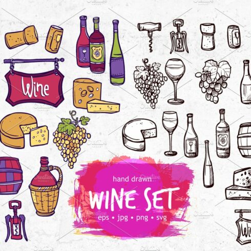 Wine Doodle Collection cover image.