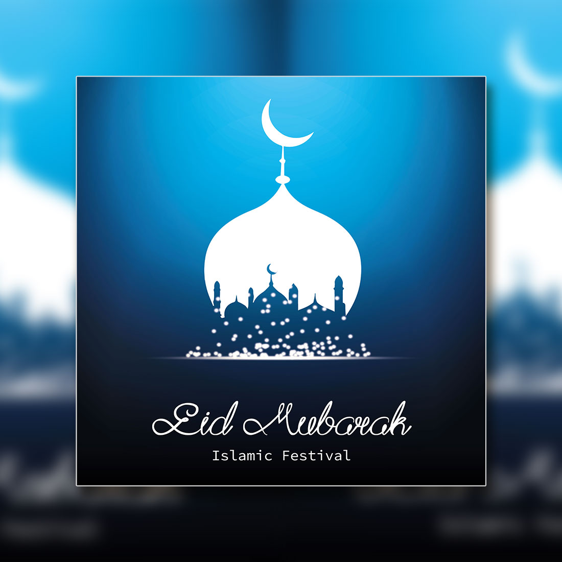 Eid Mubarak Eps, Ramadan Hintergrund-Design, Eid Banner Svg, Eid