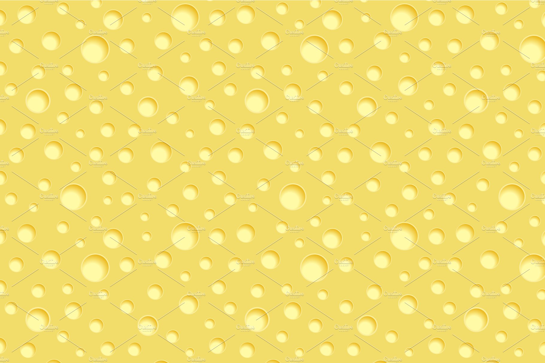 Cheese pattern and digital paper preview image.