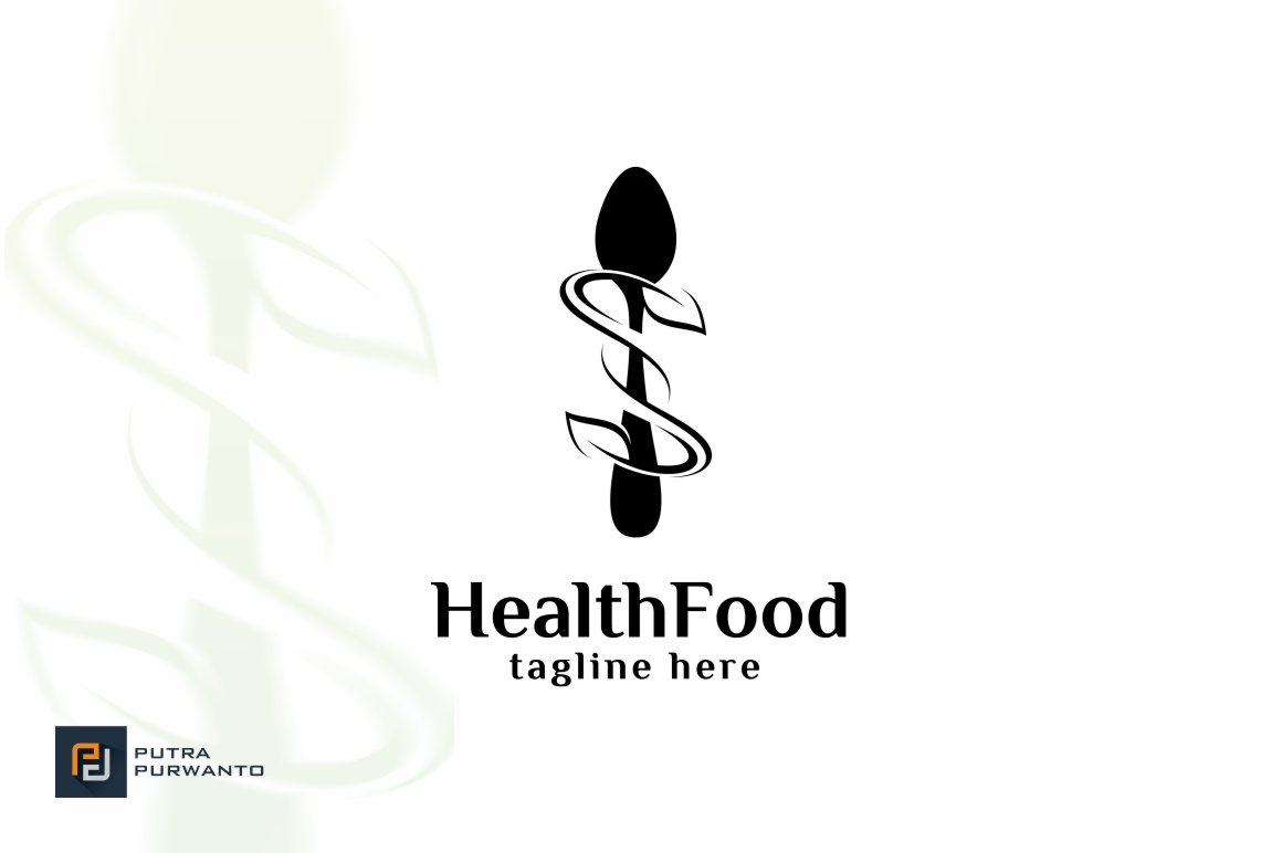 Health Food - Logo Template preview image.