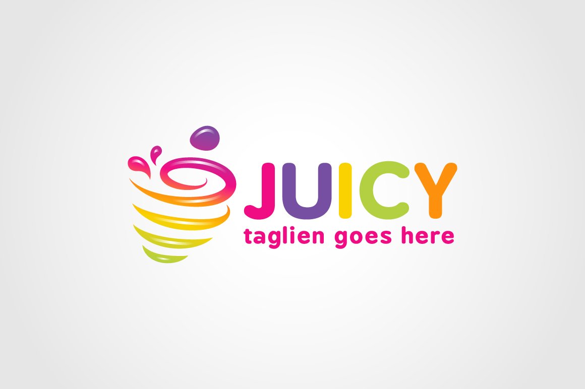 Juicy Logo Template cover image.