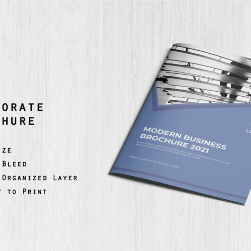 Corporate Business Brochure cover image.