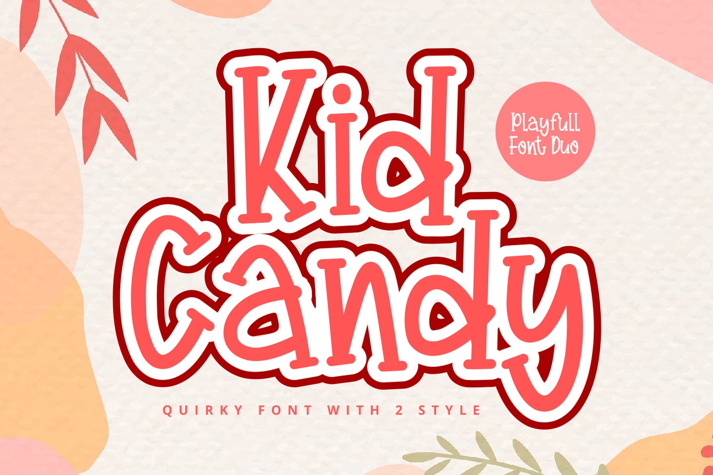 Kid Candy - Palyful Font Duo cover image.