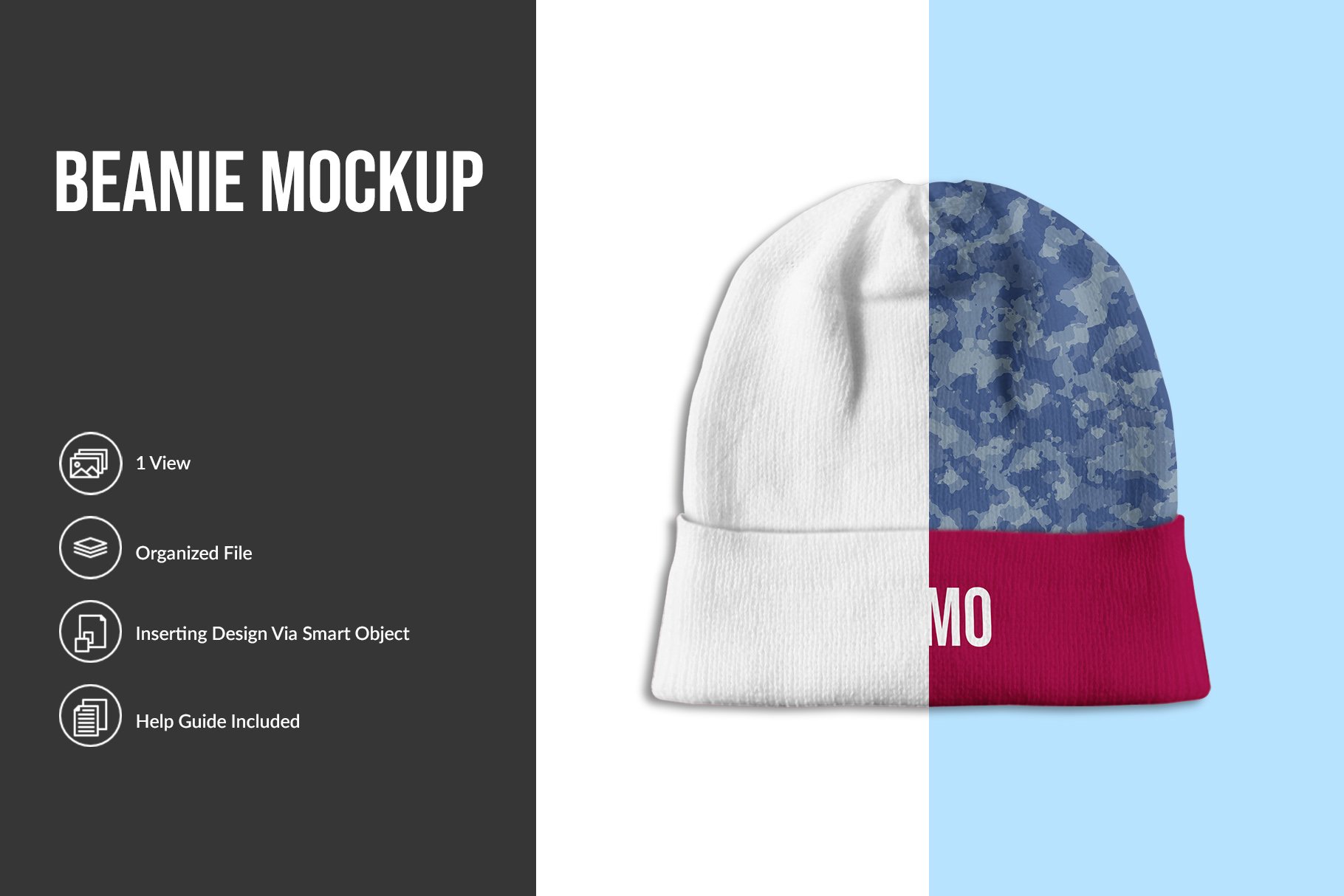 Beanie Mockup cover image.