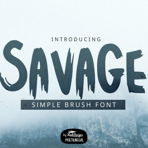 Savage Font cover image.