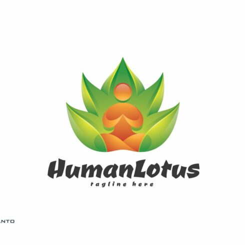 Human Lotus - Logo Template cover image.