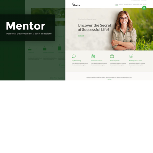 Mentor - Mentor & Coach HTML Template cover image.