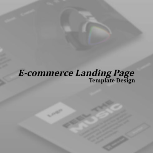 E-commerce Website Landing Page - Template Design cover image.