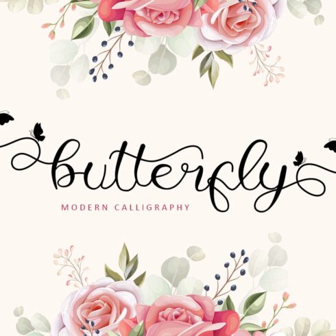 Butterfly - Modern Calligraphy cover image.