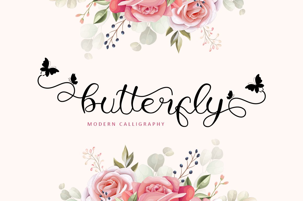Butterfly - Modern Calligraphy cover image.