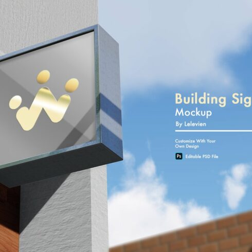 Building Sign Mockup cover image.