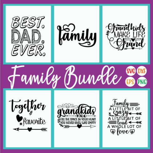 Family Svg Quote Set Vol7 cover image.