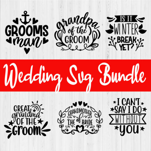 Wedding Svg Design Vol7 cover image.