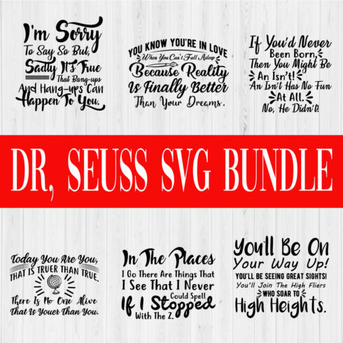 Dr Seuss Svg Bundle Vol9 cover image.