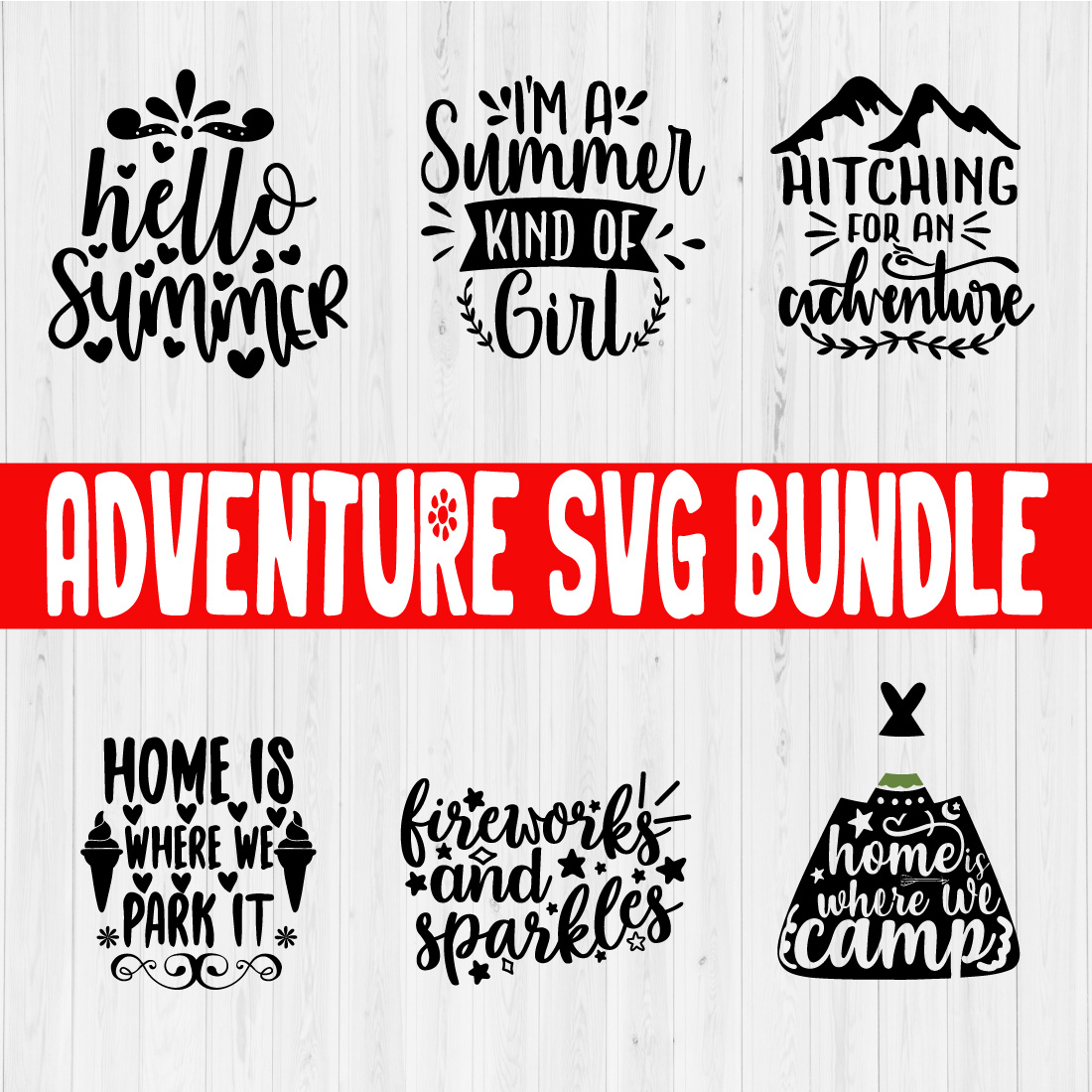 Adventure Svg Bundle Vol10 preview image.