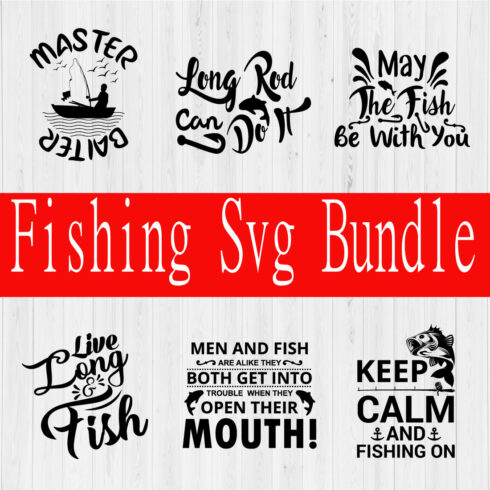 Fishing Svg Bundle Vol11 cover image.