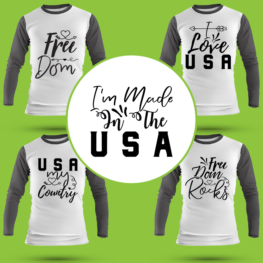 I LOVE AMERICAN T-SHIRTS FOR 4TH JULY - MasterBundles