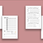 Workout Log Book, Visitor Log Book, KDP Interior, Visitor Log