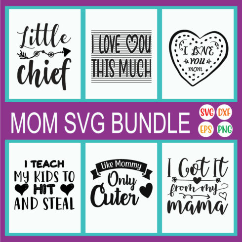 Mom Svg Designs Vol49 cover image.