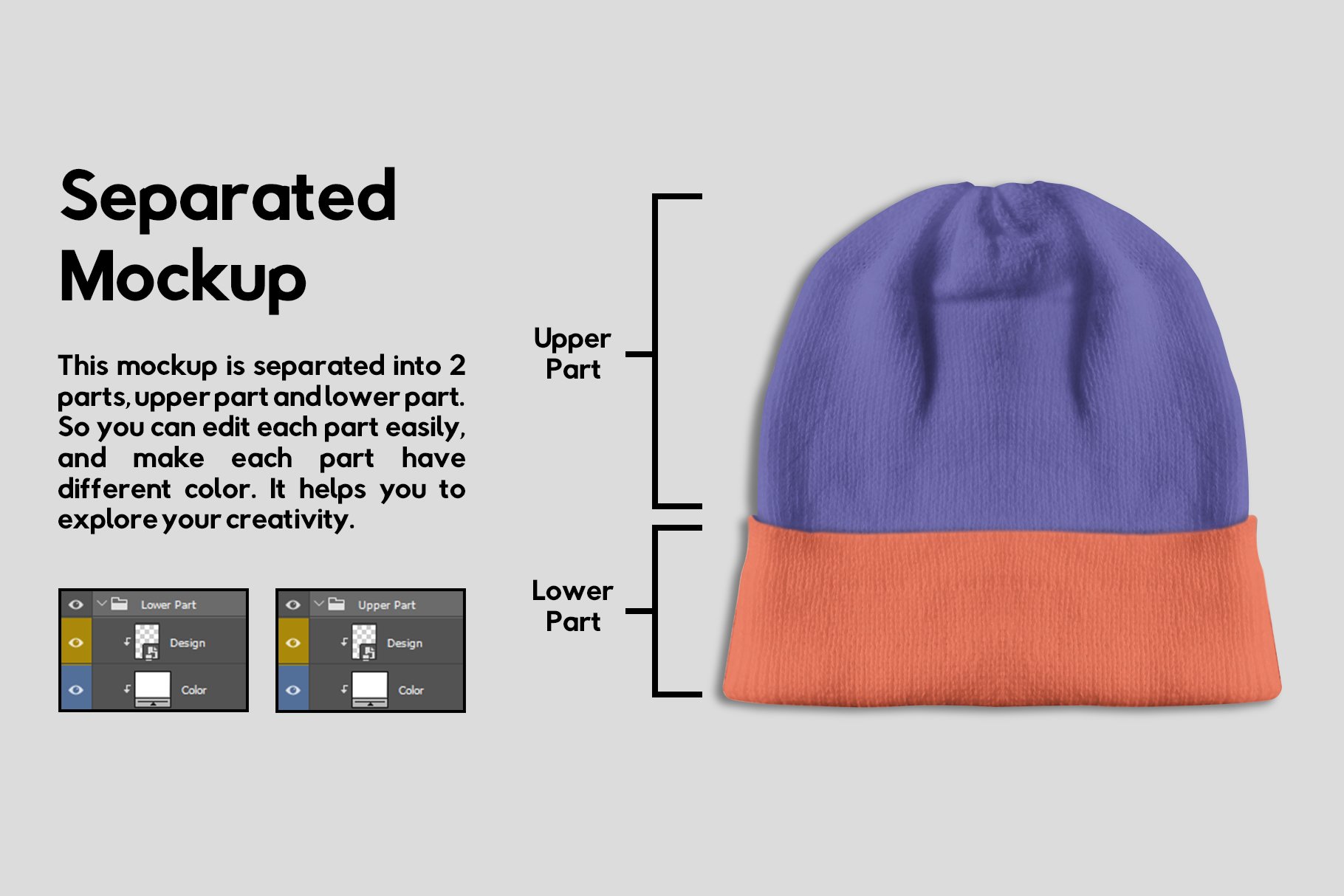 Beanie Mockup preview image.