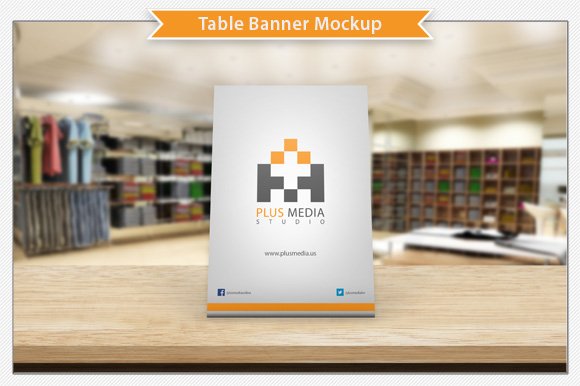 Table Banner Mockup preview image.