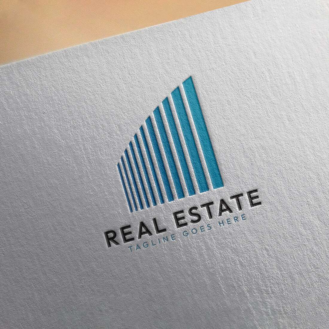 Real Estate Business Logo Template preview image.