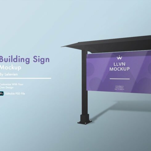 Building Sign Mockup cover image.