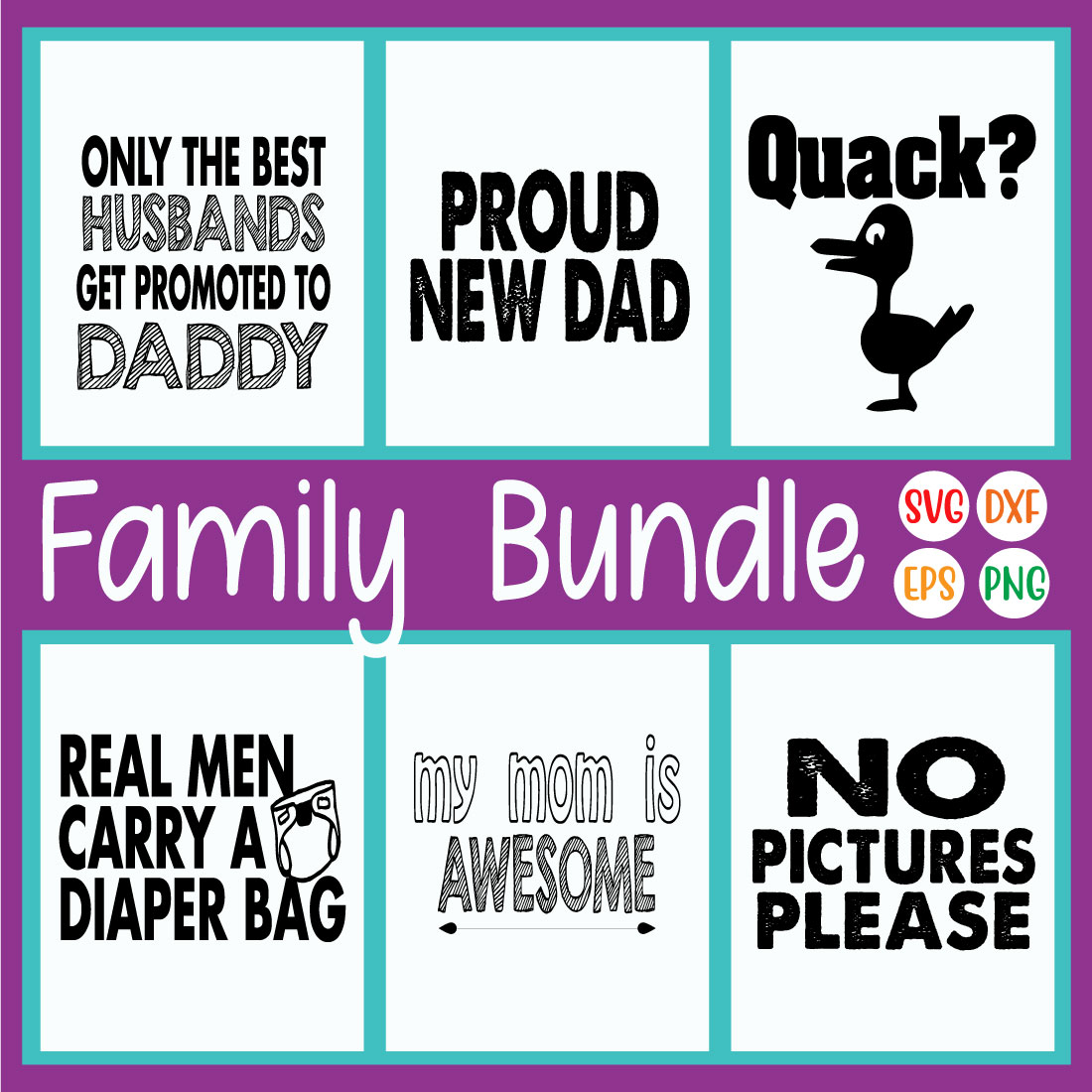 Family Svg Bundle Vol1 cover image.