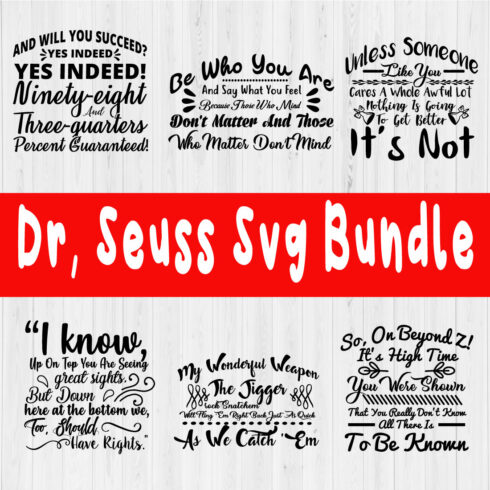 Dr Seuss Svg Bundle Vol12 cover image.