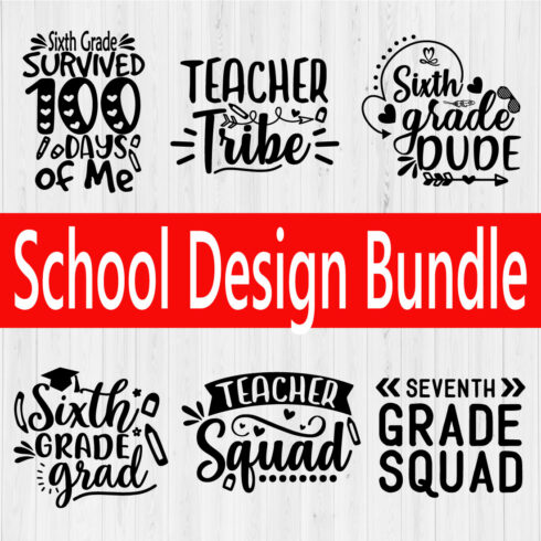 School Designs Bundle Vol19 cover image.