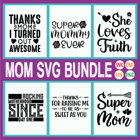 Mom Svg Bundle Vol35 cover image.