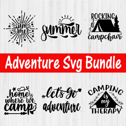 Adventure Svg Design Bundle Vol9 cover image.