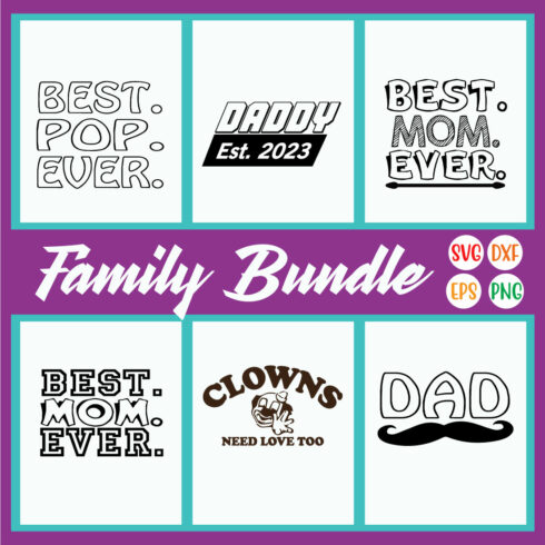 Family Quotes Svg Designs Vol13 cover image.