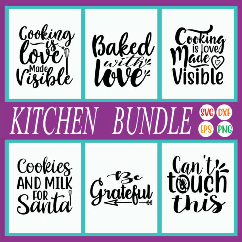 Kitchen Svg Bundle Vol3 cover image.