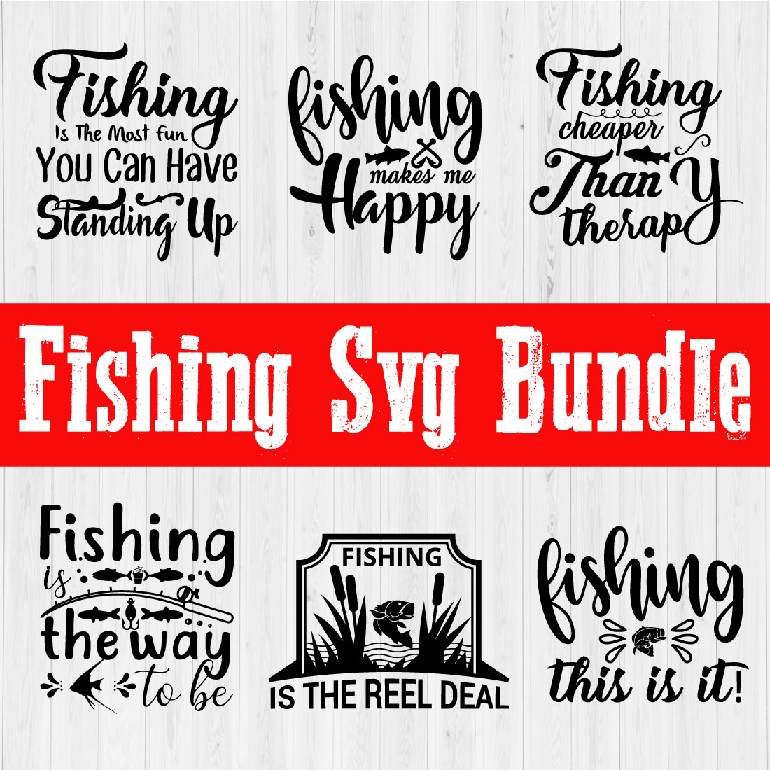 Fishing Svg Bundle Vol.5 - MasterBundles