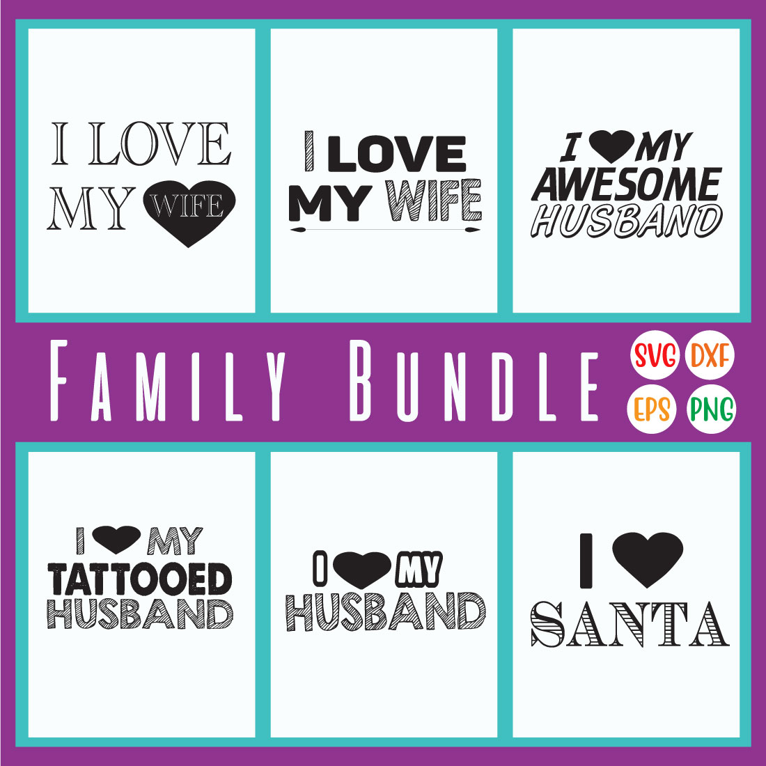 Family T-shirt Designs Bundle Vol16 cover image.