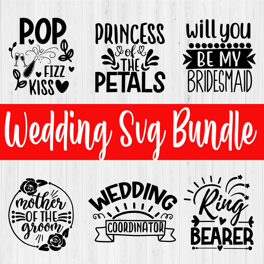 Wedding Svg Design Quotes Vol14 preview image.