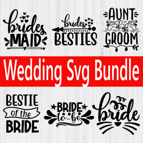 Wedding Svg Design Bundle Vol2 cover image.